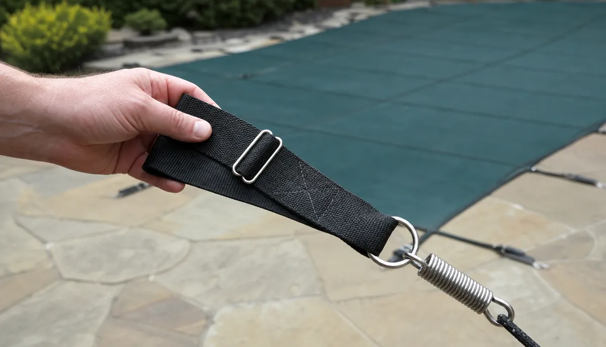 A strap spring detail