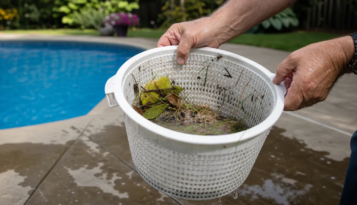 A strainer bather load