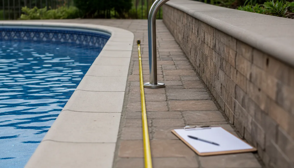 A cover measure being taken around obstructions